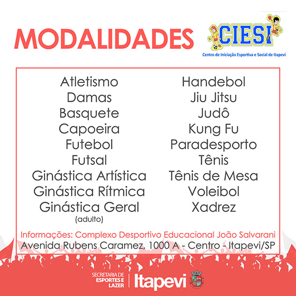 ciesi-modalidades ciesi-modalidades